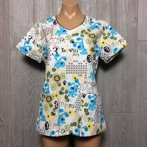 New Blues Clues Scrub Top